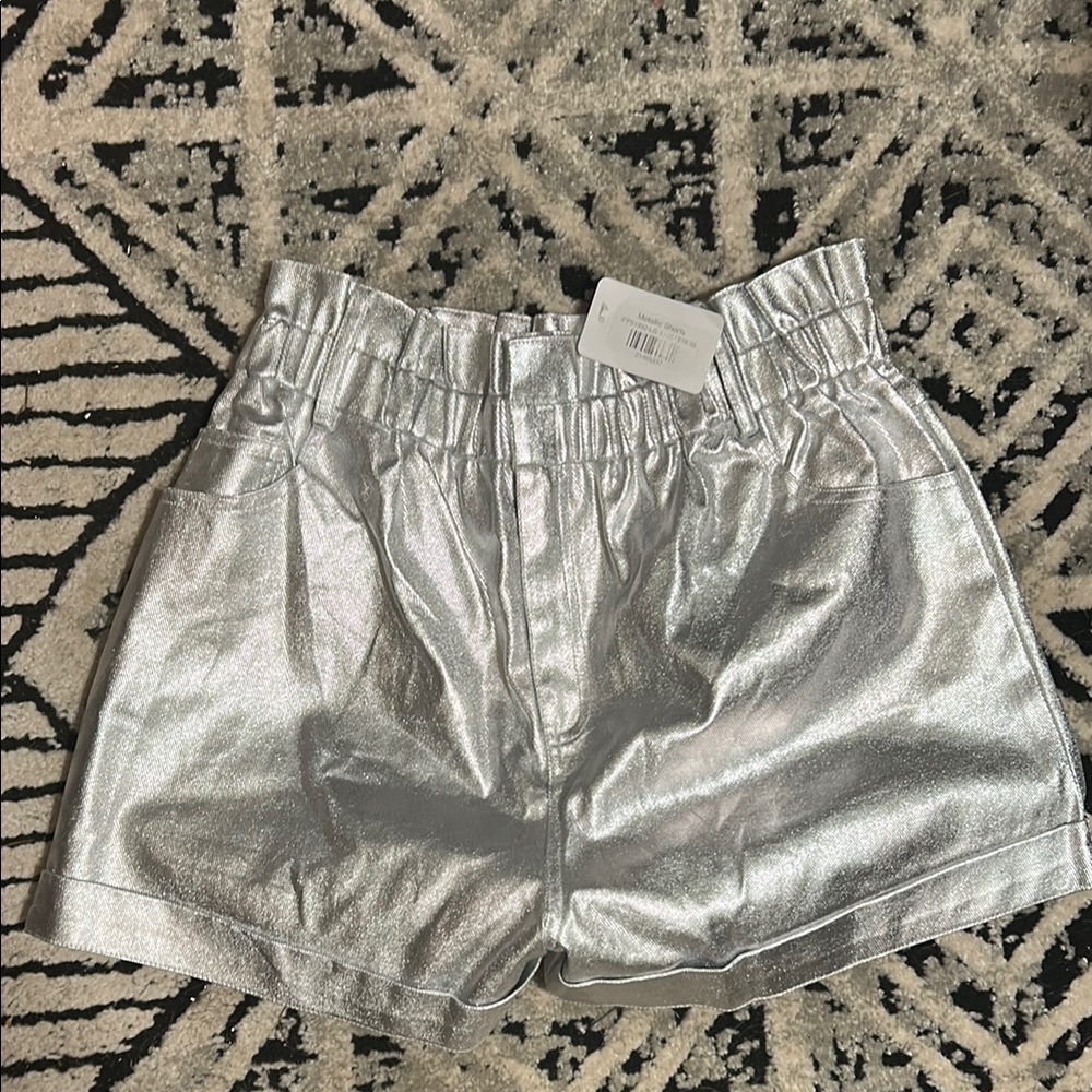 Silver Women's Shorts